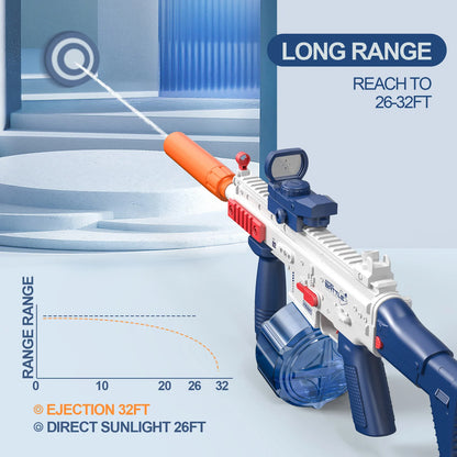 New Uzi Water Gun Electric Pistol Shooting Game Toys Cannon Summer Outdoor Waters Fights Beach Children'S Toy Boys Gifts