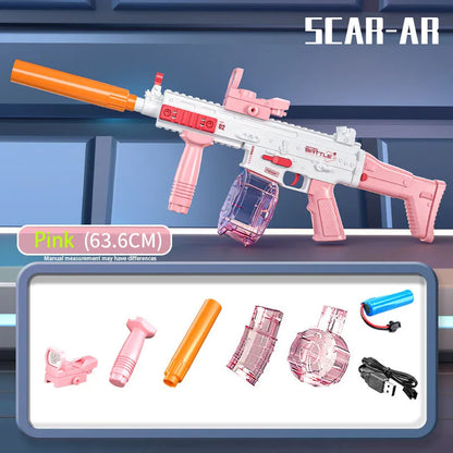 New Uzi Water Gun Electric Pistol Shooting Game Toys Cannon Summer Outdoor Waters Fights Beach Children'S Toy Boys Gifts